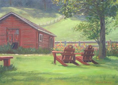 Sit Awhile Painting By Claire Norris Fine Art America