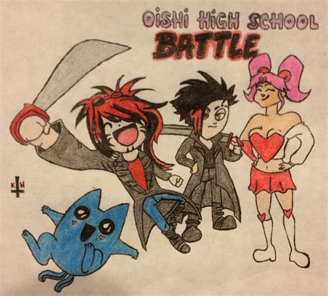 Oishi High School Battle By Bewitchedgirl On Deviantart