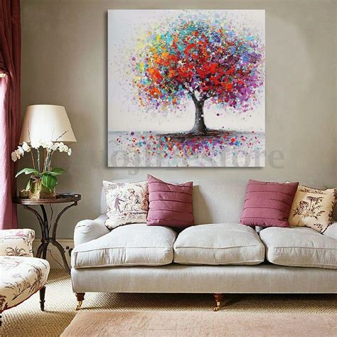 Our product is available for: Framed Colorful Tree Abstract Picture Canvas Prints ...