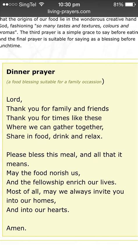 In the peace of this season our spirits are joyful: Catholic Wedding Reception Prayer before Meal Inspirational Dinner Prayer Wise Word Pinterest ...