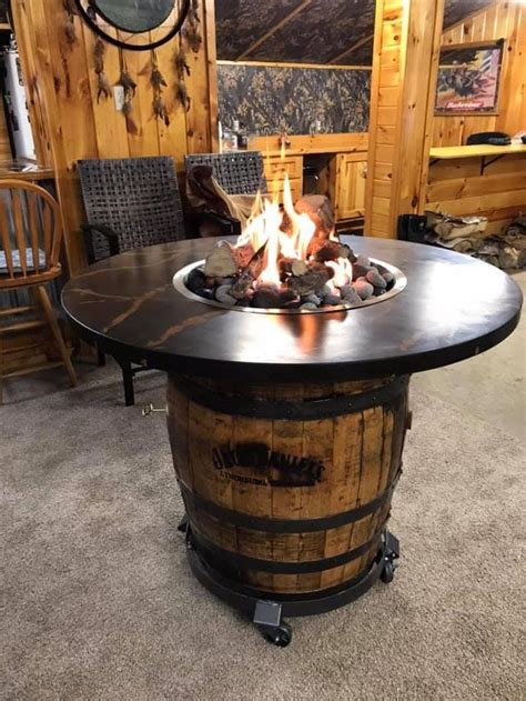 Perfectly design your fire feature to coexist with your outdoor decor. Concrete Fire Pits various examples Barrel Fire Pit Gas ...
