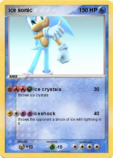 Pokémon Ice Sonic 2 2 Ice Crystals My Pokemon Card