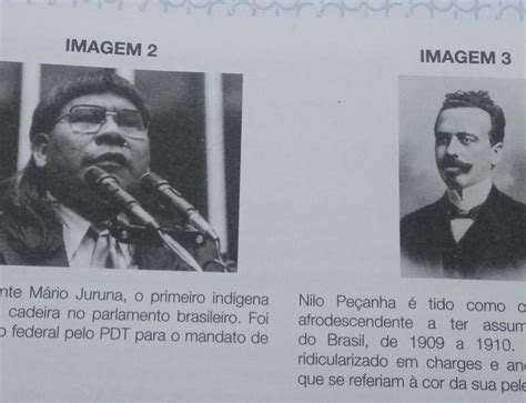 Nas Fotografias Acima Vemos Três Personagens Da História Política Brasileira