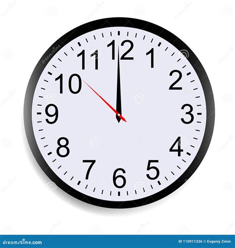 Round Clock Showing Moscow Russia Time Within World Time Zones Conceptual D Rendering Stock