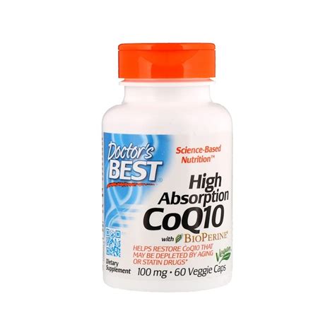 May 10, 2021 3 min read. DR´S BEST High Absorption CoQ10 with BioPerine, 100mg - 60 ...