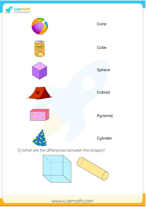 Comparing 2d And 3d Shapes Worksheets 3d Shapes Worksheets Mitchell