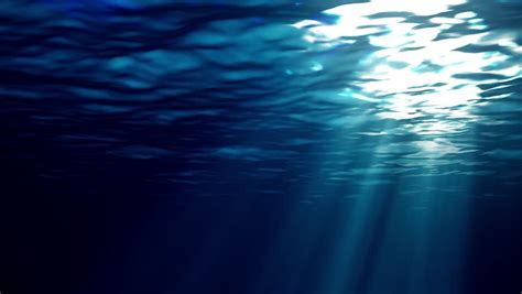 Looping Animation Ocean Waves Underwater High Stock Footage Video 100