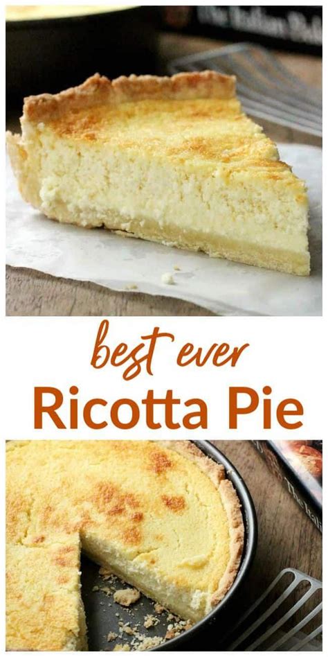 The Best Italian Lemon Ricotta Pie With An Easy To Make Sweet Pastry