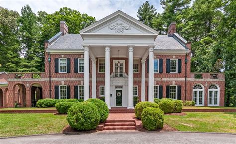 3175 Million Historic Georgian Style Brick Home In Biltmore Forest