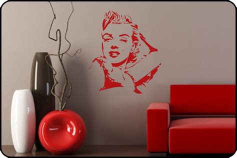 Marilyn Monroe Wall Decal Modern Vinyl Sticker Poster Mural Etsy