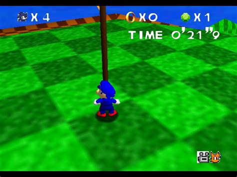Play Sonic The Hedgehog 64 Super Mario 64 Hack Online Rom Nintendo 64