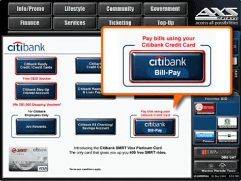 Citibank singapore provides secure, convenient and easy ways to pay your daily bills and credit card bills online. Citibank Bill Pay, Pay your Bills with your Credit Card - Citibank Singapore