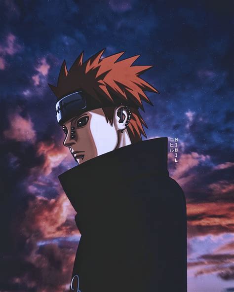 Pain Aesthetic Cloud Naruto Sky Villain Anime Hd Phone Wallpaper