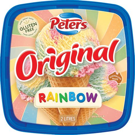 Peters Gluten Free Original Rainbow Ice Cream Tub Gluten Free