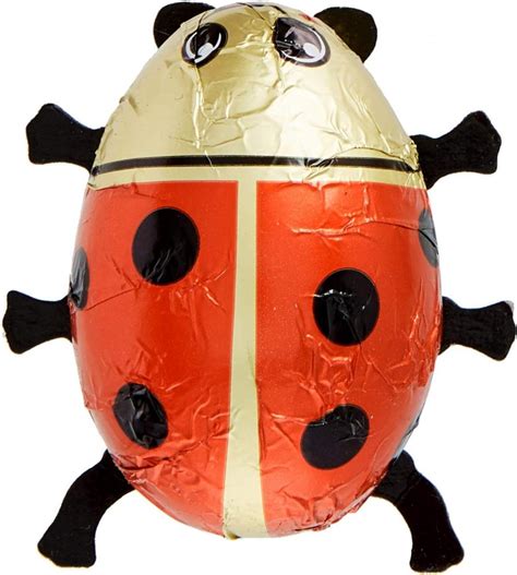 Baur Chocolate Chocolate Ladybirds With Red Foil 45g Approved Food