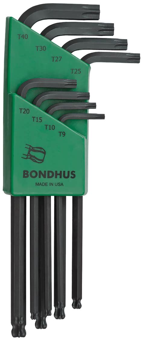 Ltx8 Bondhus Bondhus 8 Piece L Shape Long Arm Torx Key Set 187 9430