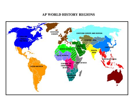 Ap World History Map Regions Imagegallery