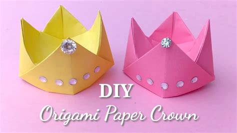 Diy Origami Paper Crown👑 Easy Paper Craft How To Make A Paper