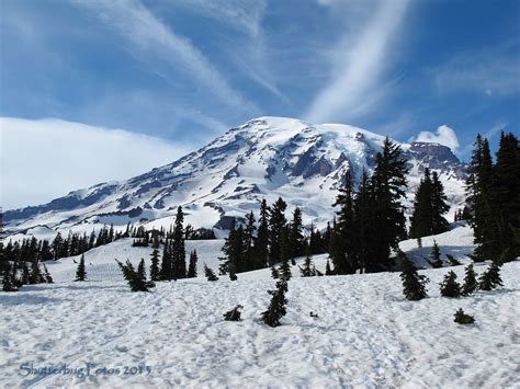 Snowy Peak At Mount Rainier National Park Shutterbug Fotos Flickr