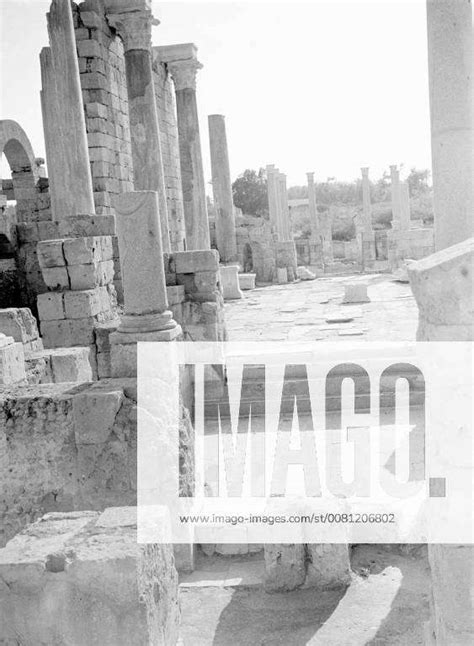 Leptis Magna Libyan Arab Jamahiriya Copyright Topfoto Y Achtung
