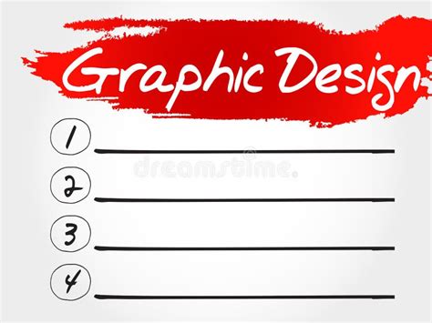 graphic design blank list stock illustration illustration of background 205330982
