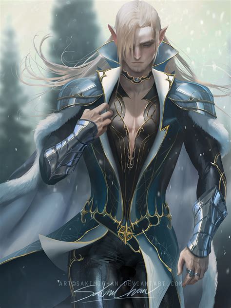 Elf Prince By Sakimichan On Deviantart Fantasy Art Men Elves Fantasy Elf Warrior