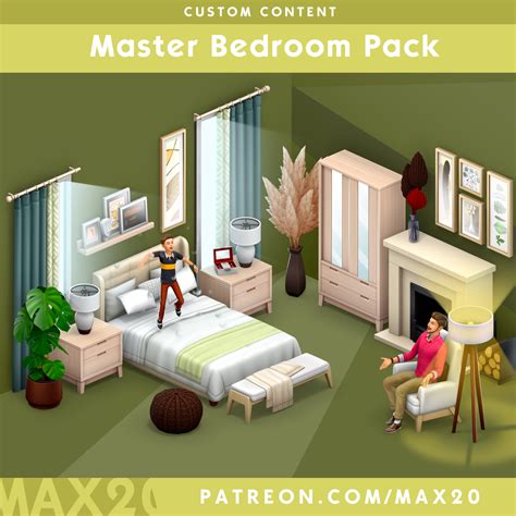 Master Bedroom Pack Build Buy The Sims 4 Curseforge