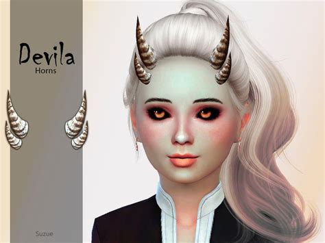 Suzue Devila Child Horns The Sims 4 Catalog