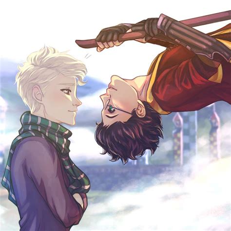 i don t really ship it but honestly i think this is cute draco harry potter harry potter
