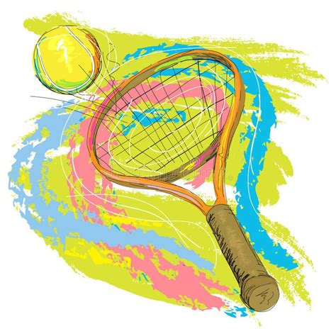 Draw A Tennis Racket And Label It Howto Draw