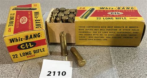100 X Cil Whiz Bang 22 Lr Shot Shells Collectible Boxes