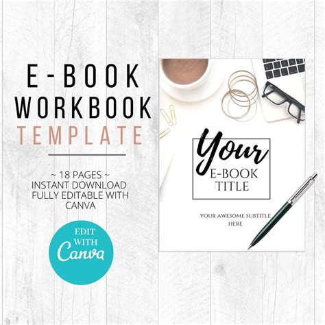 Canva Ebook Template Canva Workbook Canva Template Etsy