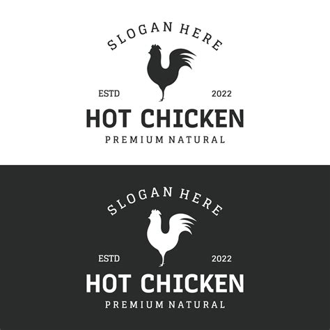 Hot Chicken And Chicken Leg Logo Template Design Logo For Restaurant