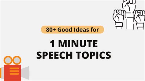 80 Good Ideas For 1 Minute Speech Topics Tech Blog