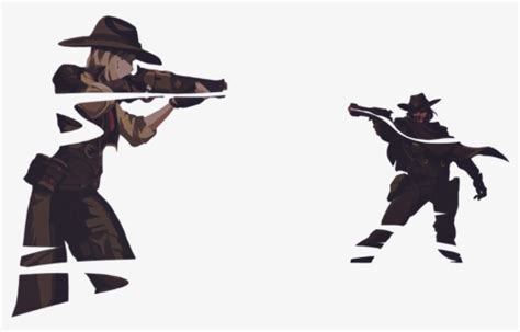 Mccree And Ashe Got Matching Sprays Ashe Sprays Hd Png Download