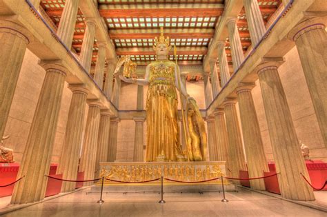 Reconstruction Of Statue Of Athena In The Parthenon Парфенон Афины