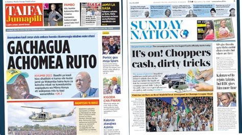 Sunday 29th May 2022 Newspapers Headlines Review Chezaspin