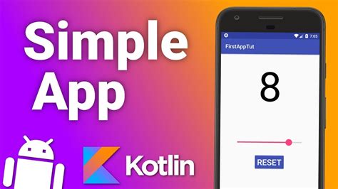 Make Your First Simple Android App With Kotlin Android Kotlin Tutorial For Beginners Youtube