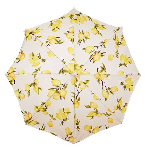 The Holiday Beach Umbrella Vintage Lemons Au