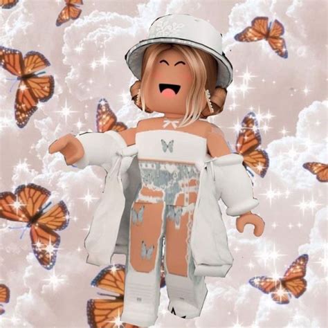 Cute Roblox Avatars Slenders Butterfly Grunge Babe Roblox Outfit In