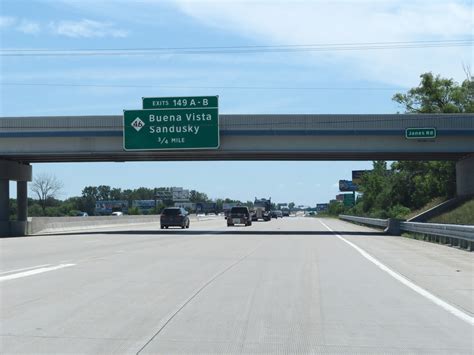 Michigan Interstate 675 Southbound Cross Country Roads