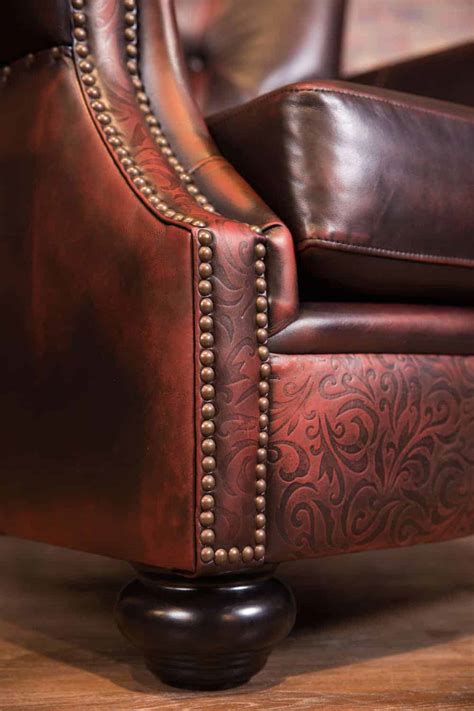 Blue smoke leather and blackened steel chair | white. The Aficionado Leather Cigar Chair Collection | Canada's ...