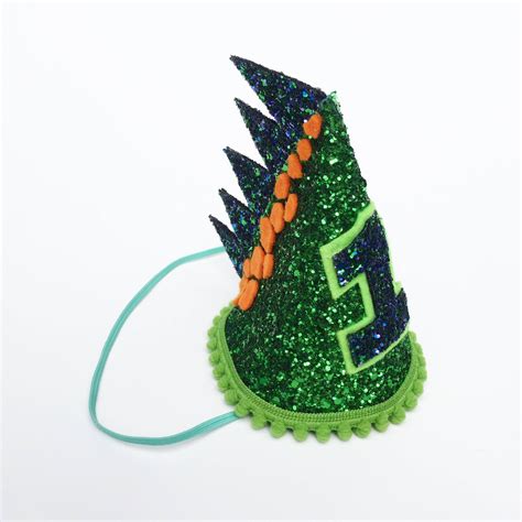 Dinosaur Party Hat Dinosaur Birthday Party Hat Smash Cake Outfit