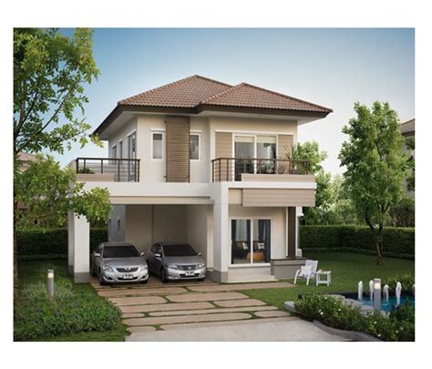 The Small Two Story House Is One Of The Most Popular House Design Of