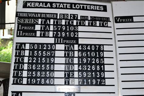 Kerala lottery publishes results seven days a week. 2012-08-26 ~ Kerala Lottery 27.05.2018 POURNAMI RN 341 ...