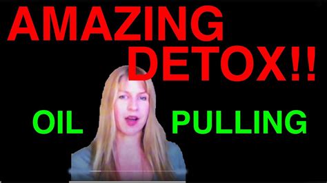 How To Oil Pull Ayurvedic Detox And YouTube
