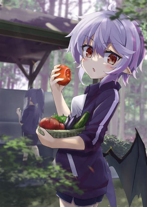 Akisome Hatsuka Patchouli Knowledge Remilia Scarlet Touhou Pepper Commentary Request