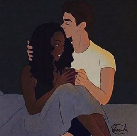 Black Woman White Man Black And White Love Black Love Art Black Girl