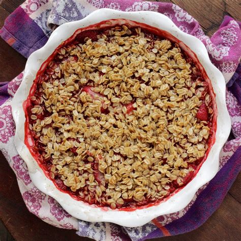 Strawberry Crumble Recipe Real Plans