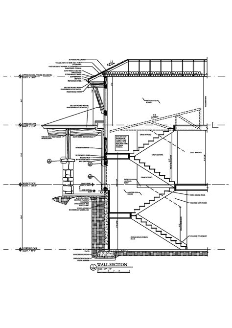 Architectural Section Drawing